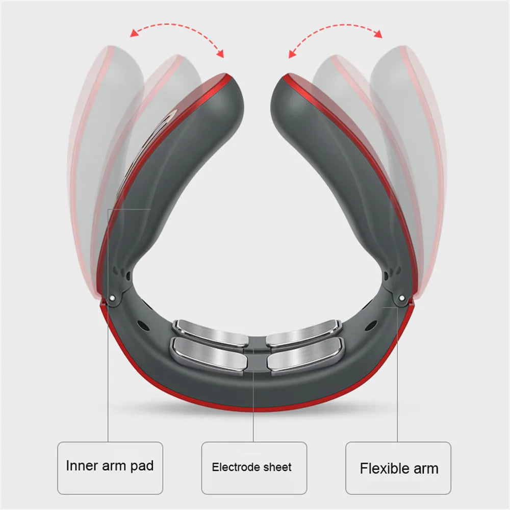 Wireless Heat Cervical Vertebra Relax Shoulder Neck Massager