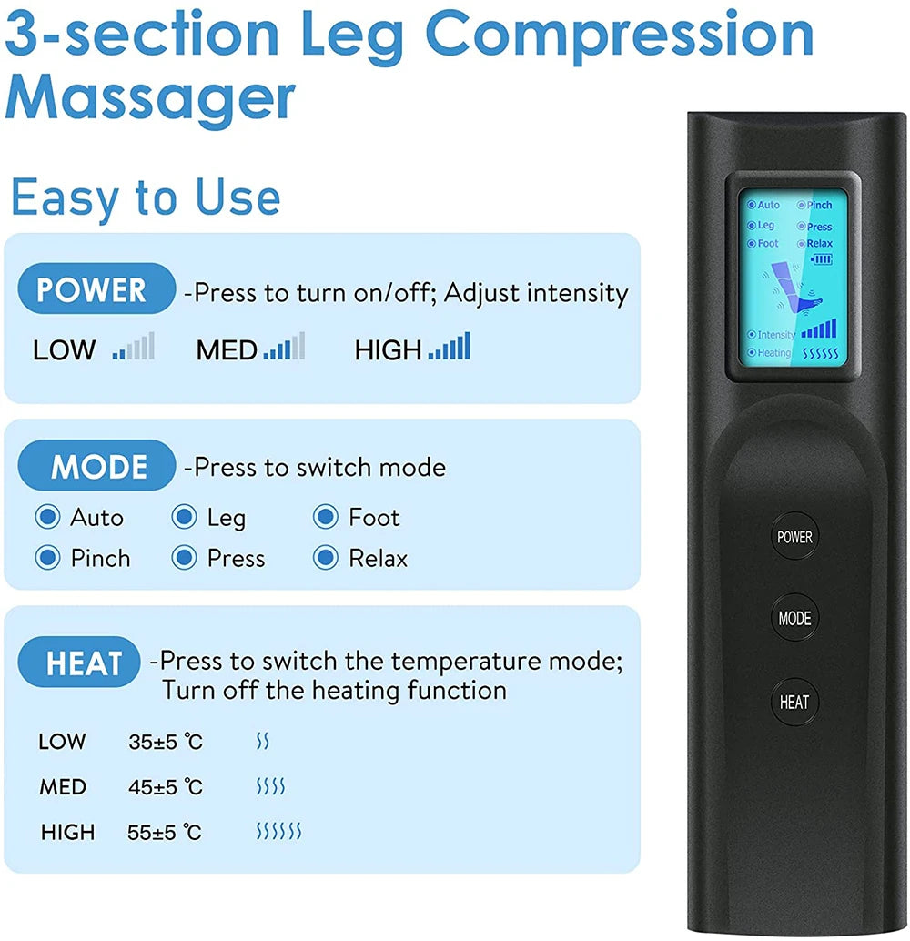 Foot Fatigue Heating Leg Massager