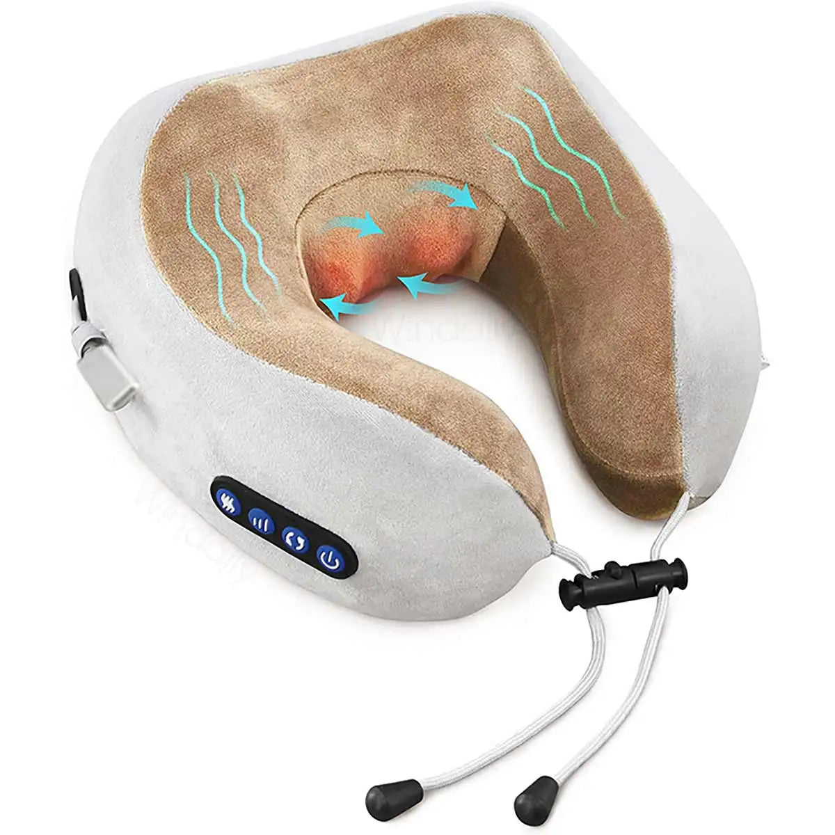 Portable U-Shape Neck Pillow Massage