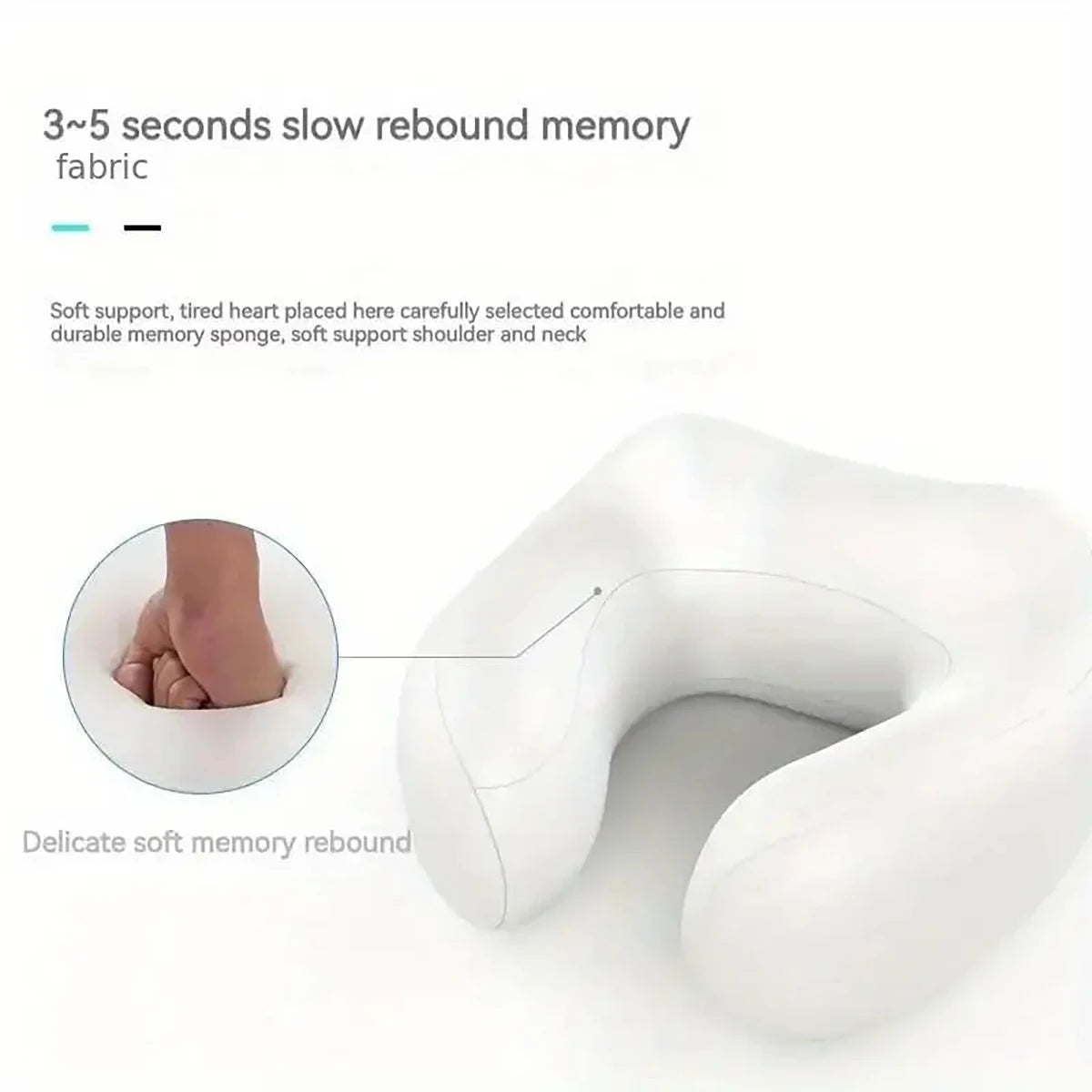 Portable U-Shape Neck Pillow Massage